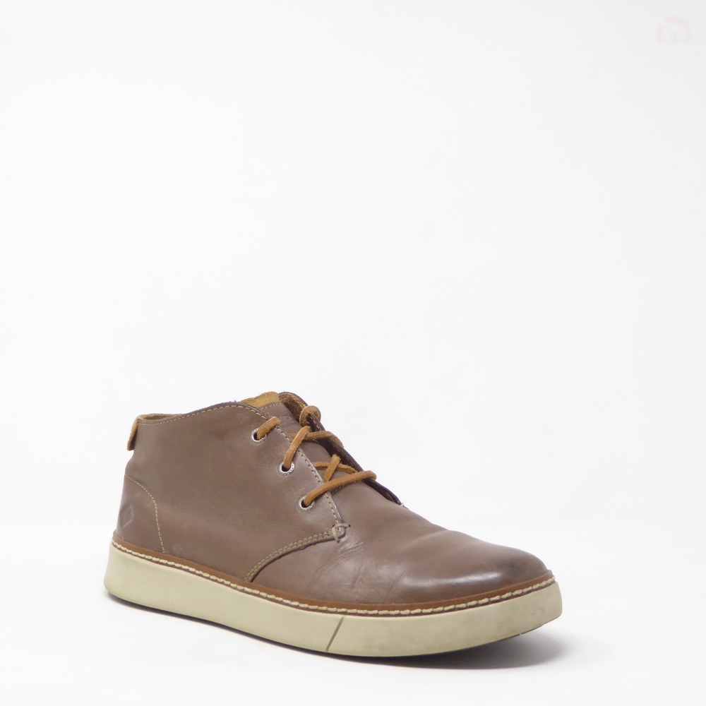 Sperry Mens Clipper Chukka Boots Brown Leather STS13450 9.5